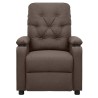 Fauteuil Marron Tissu 