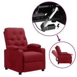 Fauteuil Rouge bordeaux Tissu 