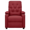 Fauteuil Rouge bordeaux Tissu 