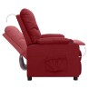 Fauteuil Rouge bordeaux Tissu 