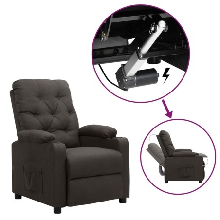 Fauteuil Taupe Tissu 
