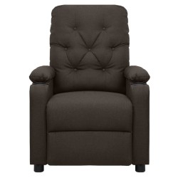 Fauteuil Marron foncé Tissu 