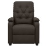 Fauteuil Marron foncé Tissu 