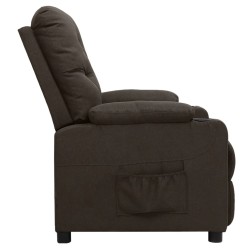 Fauteuil Marron foncé Tissu 