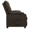 Fauteuil Marron foncé Tissu 