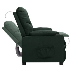 Fauteuil Vert foncé Tissu 