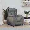 Fauteuil inclinable électrique Gris foncé Tissu 