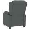 Fauteuil inclinable électrique Gris foncé Tissu 