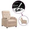 Fauteuil Crème Tissu 