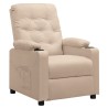 Fauteuil Crème Tissu 