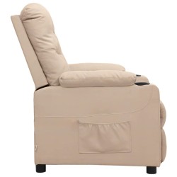Fauteuil Crème Tissu 