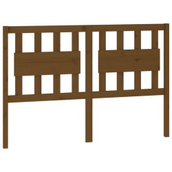 Tête de lit Marron miel 145,5x4x100 cm Bois massif de pin 