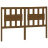 Tête de lit Marron miel 145,5x4x100 cm Bois massif de pin 