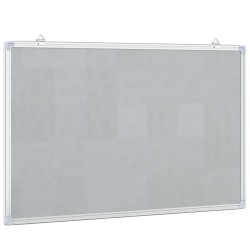 Tableau blanc magnétique 100x60x1,7 cm aluminium 