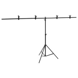 Kit de studio photo avec éclairage toile de fond et réflecteur 