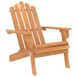 Chaises Adirondack de jardin lot de 2 Bois massif d'acacia 