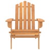 Chaises Adirondack de jardin lot de 2 Bois massif d'acacia 