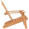 Chaises Adirondack de jardin lot de 2 Bois massif d'acacia 