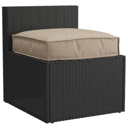 Coussin de palette pour siège taupe 60x60x12 cm en tissu Oxford 