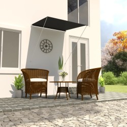 Auvent rétractable 100x150 cm Anthracite 