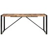 Table à manger 180x90x75 cm bois massif 
