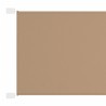 Auvent vertical Taupe 60x1200 cm Tissu oxford 