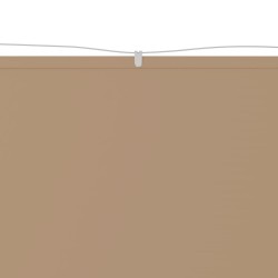 Auvent vertical Taupe 60x1200 cm Tissu oxford 