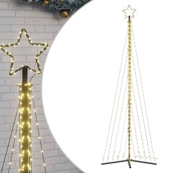 Sapin de Noël à LED 495 LED blanc chaud 300,5 cm 