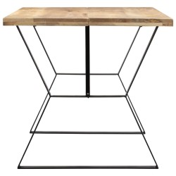 Table à manger 140x80x76 cm Bois de manguier massif 