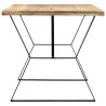 Table à manger 140x80x76 cm Bois de manguier massif 