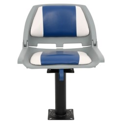 Sièges de bateau lot de 2 avec piédestal pivotant à 360° 
