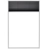 Moustiquaire plissée pour fenêtre Aluminium 80 x 120 cm  