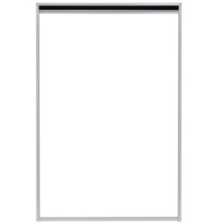 Moustiquaire plissée pour fenêtre Aluminium 80 x 120 cm  
