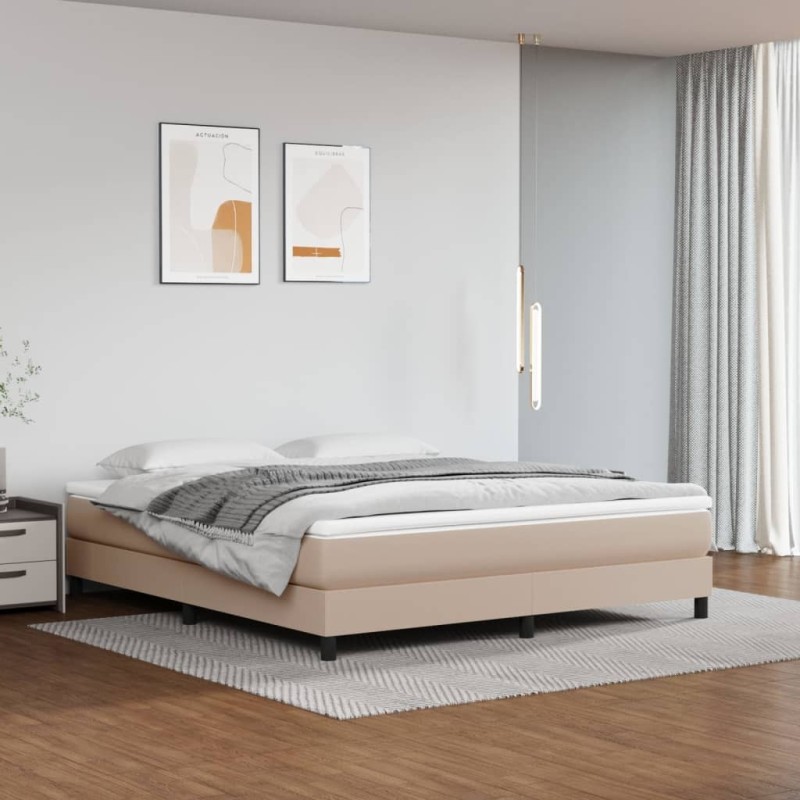 Matelas de lit à ressorts ensachés Cappuccino 160x200x20 cm 