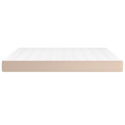 Matelas de lit à ressorts ensachés Cappuccino 160x200x20 cm 