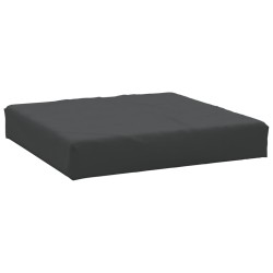 Coussins de palette lot de 2 noir tissu oxford 