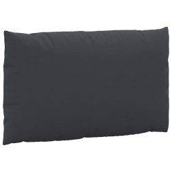 Coussins de palette lot de 2 noir tissu oxford 