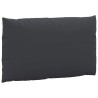 Coussins de palette lot de 2 noir tissu oxford 