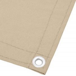 Écran de balcon beige 90x800 cm 100% polyester oxford 