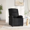 Fauteuil inclinable électrique Noir Tissu 