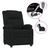 Fauteuil inclinable électrique Noir Tissu 