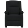 Fauteuil inclinable électrique Noir Tissu 