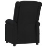 Fauteuil inclinable électrique Noir Tissu 