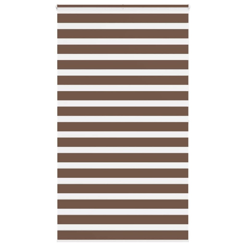 Store zèbre marron 130x200cm largeur du tissu 125,9cm polyester 