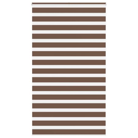 Store zèbre marron 130x200cm largeur du tissu 125,9cm polyester 
