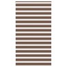 Store zèbre marron 130x200cm largeur du tissu 125,9cm polyester 
