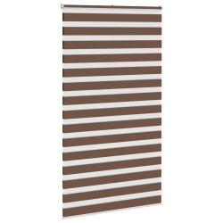 Store zèbre marron 130x200cm largeur du tissu 125,9cm polyester 