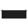 Banc de jardin empilable et coussin 159 cm Bois de teck massif 