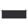 Banc de jardin empilable et coussin 159 cm Bois de teck massif 