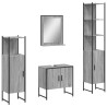 Ensemble d'armoires de salle de bain 4 pcs sonoma gris 